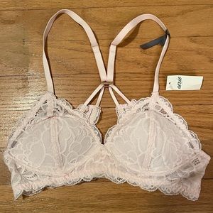 Aerie Real Power Wireless Push Up Lace Bra